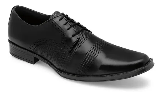 Zapato De Vestir Para Caballero Color Negro Duque Giovanni