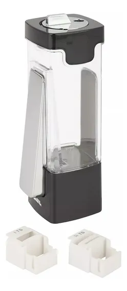 Dispensador De Azúcar Portatil De Plástico 250 Ml Negro