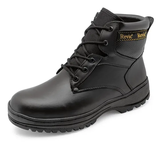 Bota De Trabajo Y Uso Rudo Color Negro Para Hombre Revic